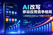 AI改写移动应用竞争格局：工具类和生活类App下载量快速攀升