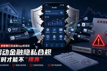 多款银行及金融App被通报：移动金融隐私合规何时才能不“裸奔”