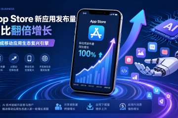 App Store新应用发布量同比翻倍增长，AI成移动应用生态复兴引擎